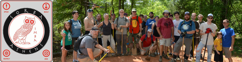 SORBA Athens logo and photo of group.